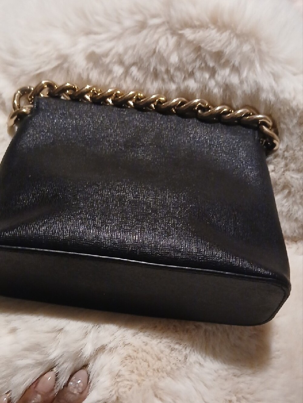 Furla Black Leather Mini Bag - Picture 5 of 8